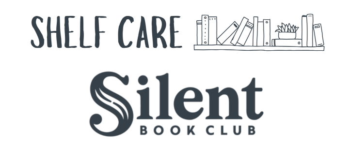 Shelf Care Silent Book Club logo